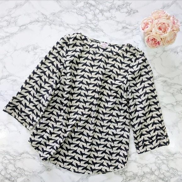 Stitch Fix Pixley Bixby Bird Print Blouse - Picture 1 of 7